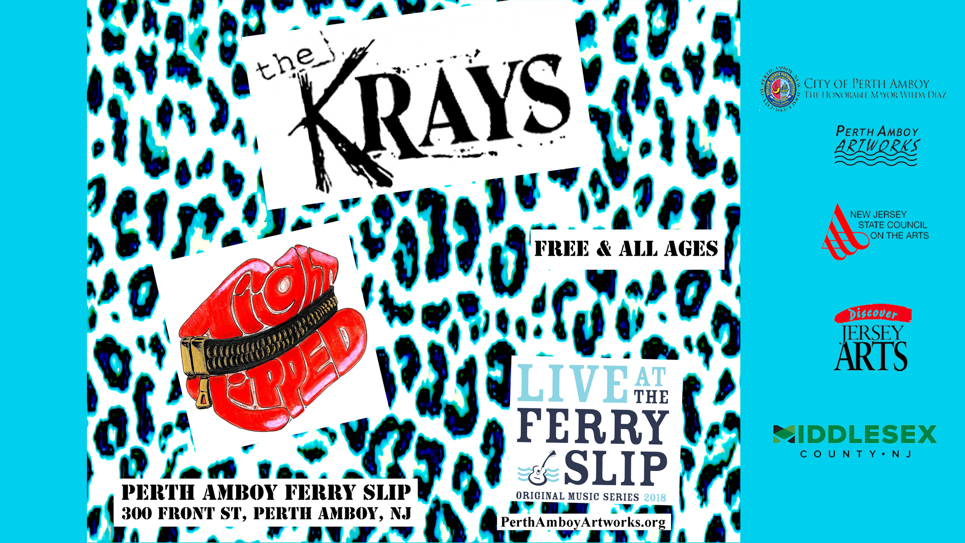Punk Rock Night Live at the Ferry Slip Perth Amboy Artworks The Krays