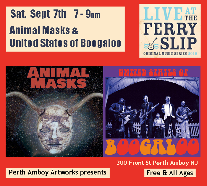 Animal Masks and United States of Boogaloo at the Ferry Slip