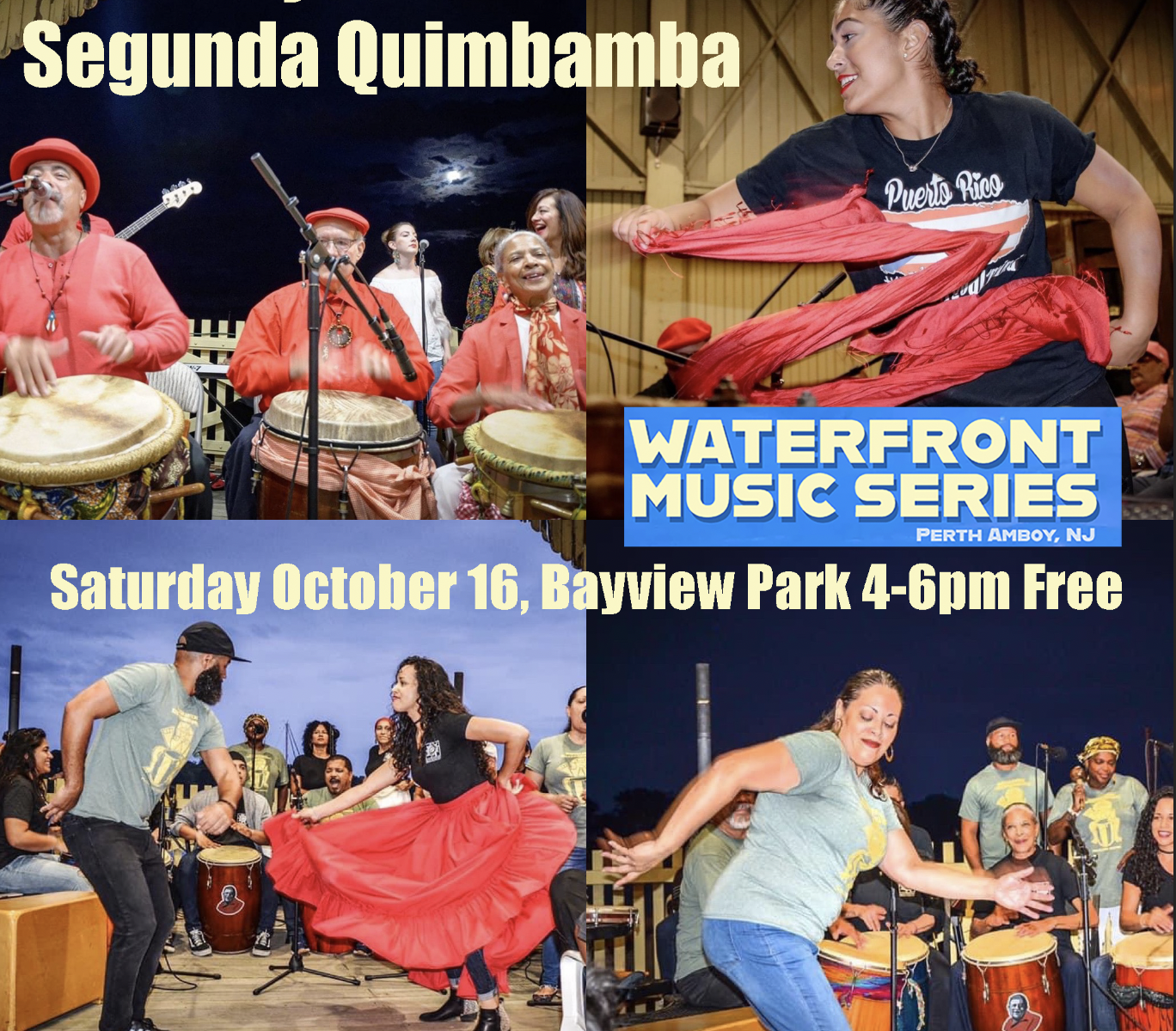 Segunda Quimbamba in Perth Amboy Waterfront music Series